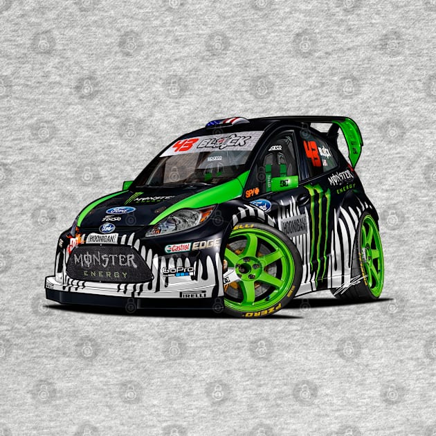 2011 FORD Fiesta GYM3 by RCJM_Cartoons